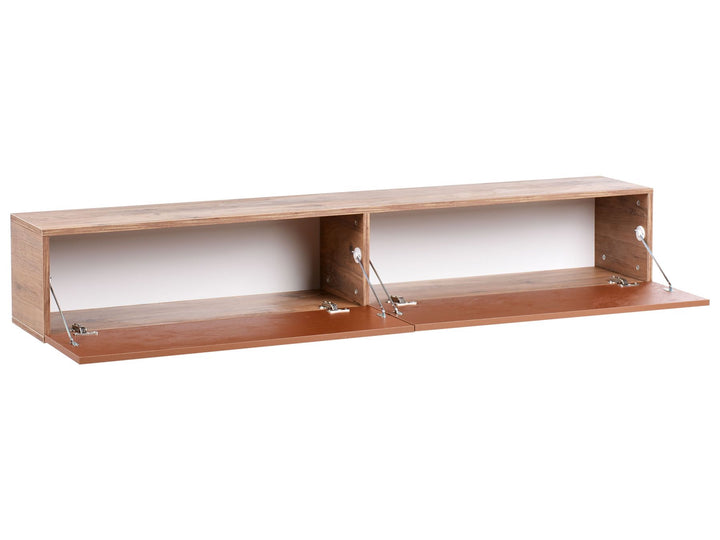 Wall Mounted TV Stand Red Antoni
