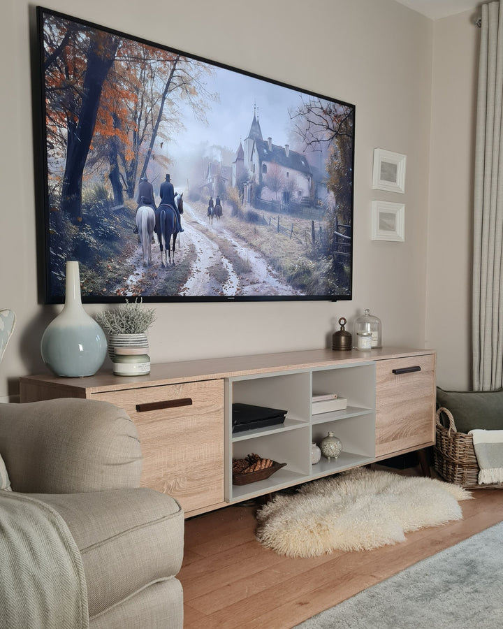 TV Stand Grey Amsi