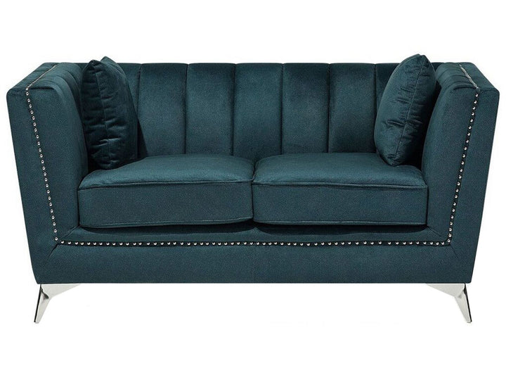 Gaula 2 Seater Velvet Fabric Sofa Teal