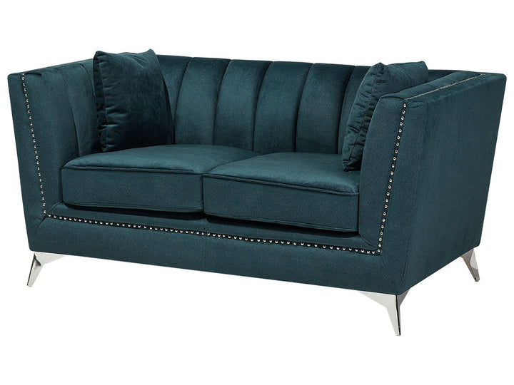 Gaula 2 Seater Velvet Fabric Sofa Teal