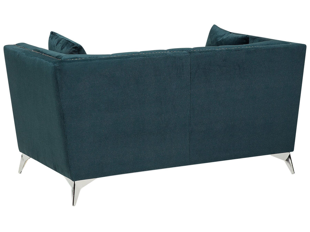 Gaula 2 Seater Velvet Fabric Sofa Teal