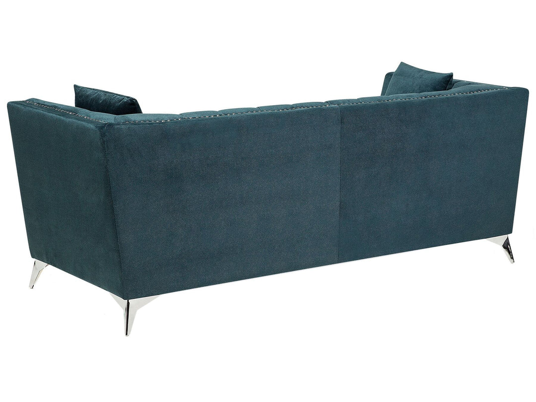 Gaula 3 Seater Velvet Fabric Sofa Teal