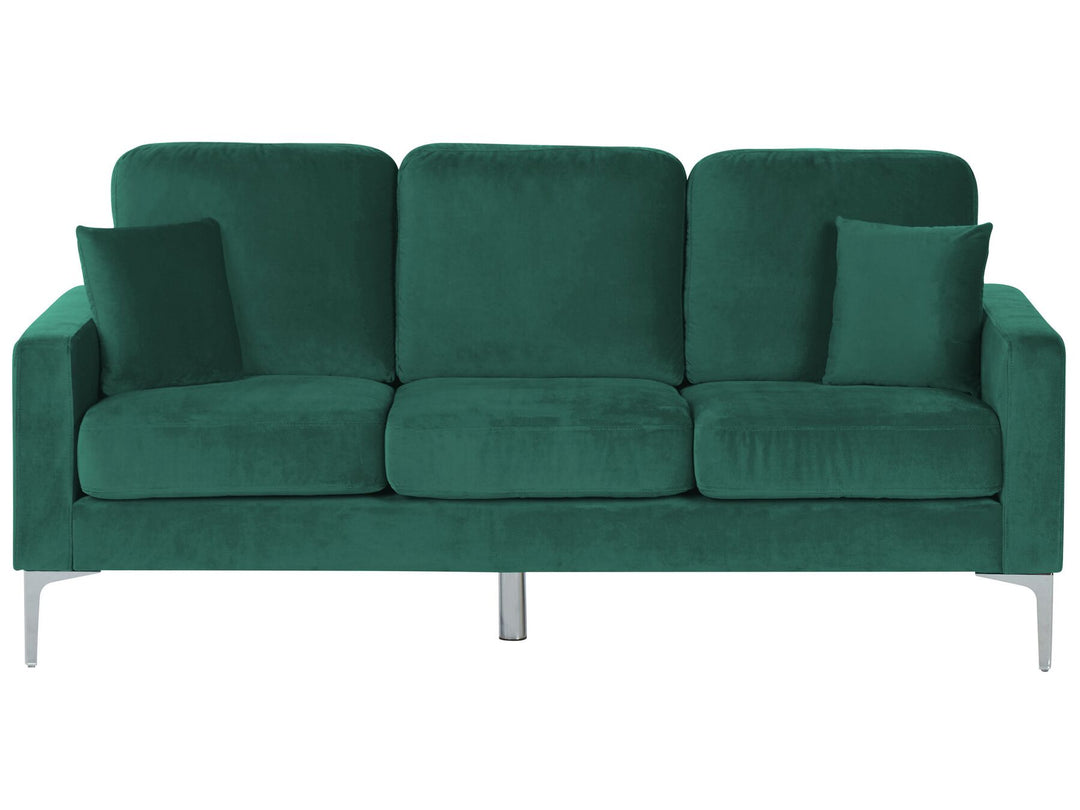 Gavle 3 Seater Velvet Sofa Green