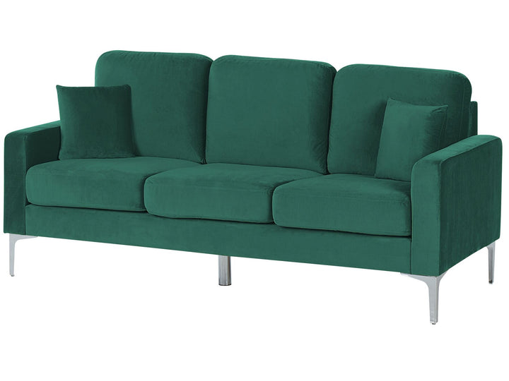 Gavle 3 Seater Velvet Sofa Green