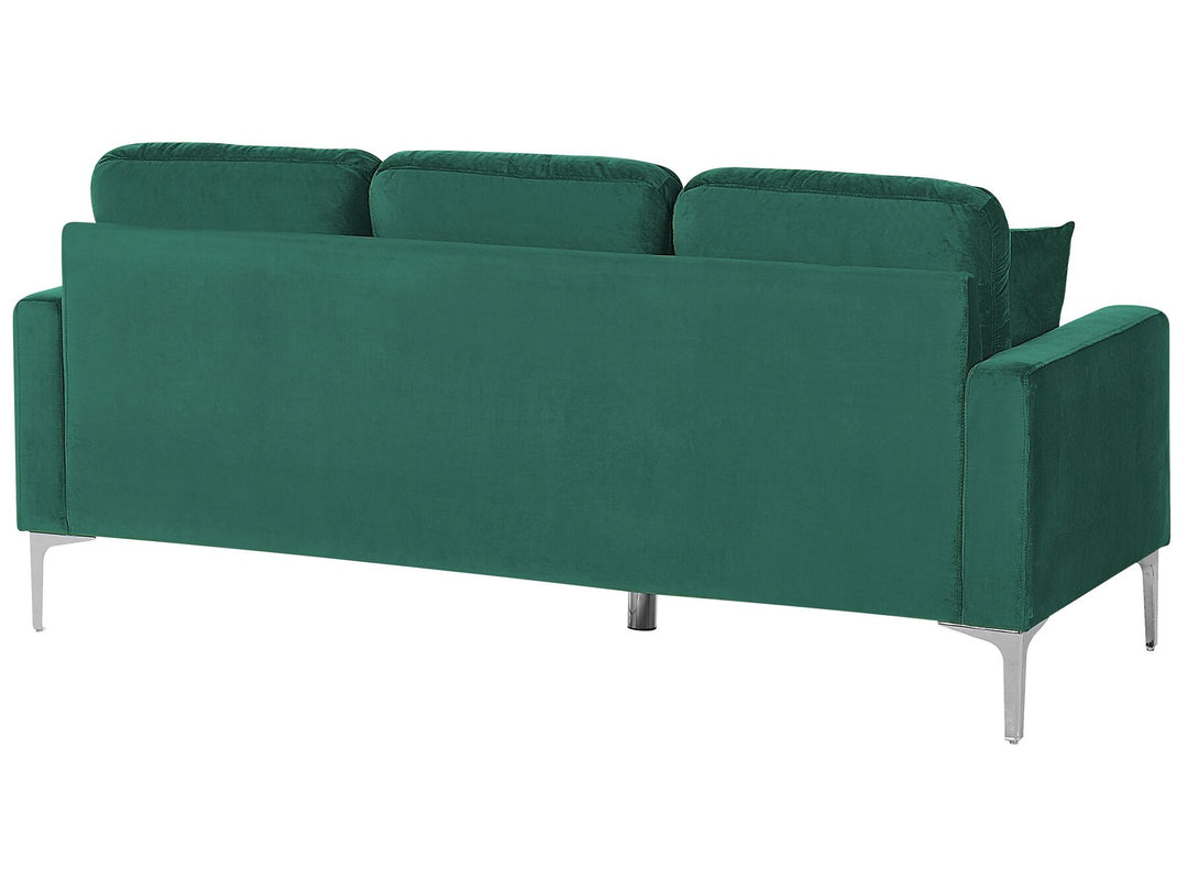 Gavle 3 Seater Velvet Sofa Green