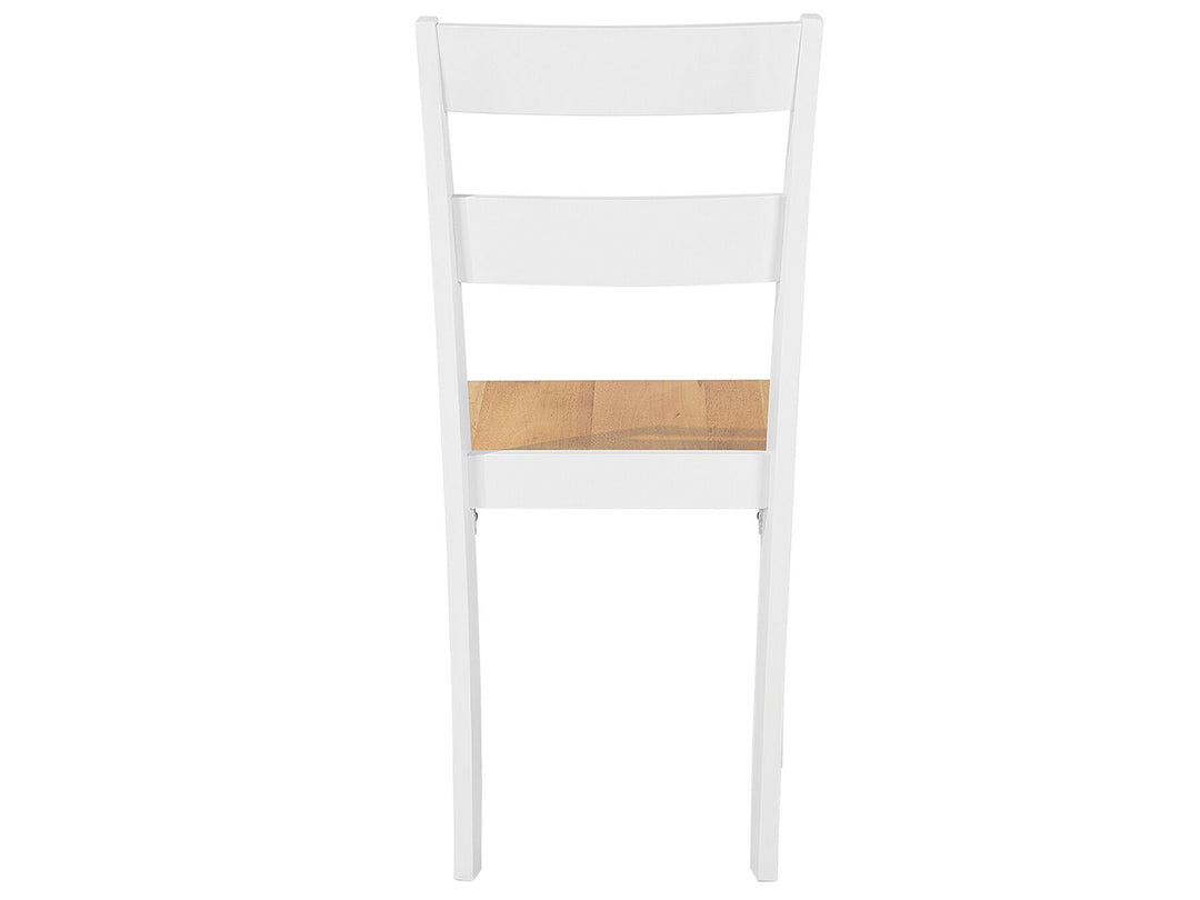 Brooks Dining Set Light Wood White