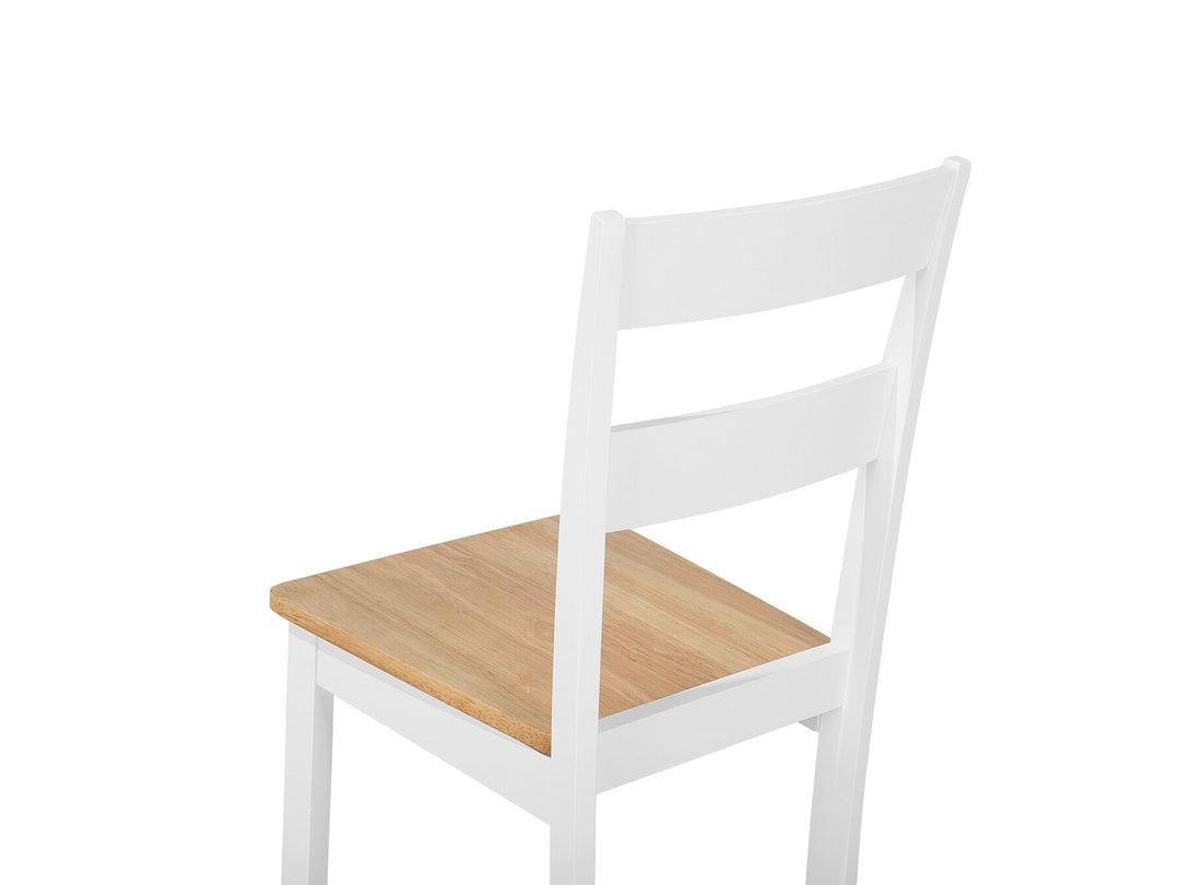 Brooks Dining Set Light Wood White