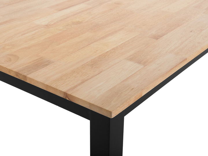 Brooks Wooden Dining Table 150 x 90 cm Black