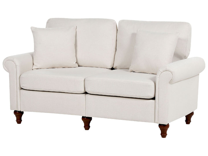 Ginnerup 2 Seater Fabric Sofa Beige