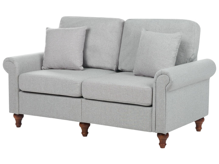 Ginnerup 2 Seater Fabric Sofa Light Grey