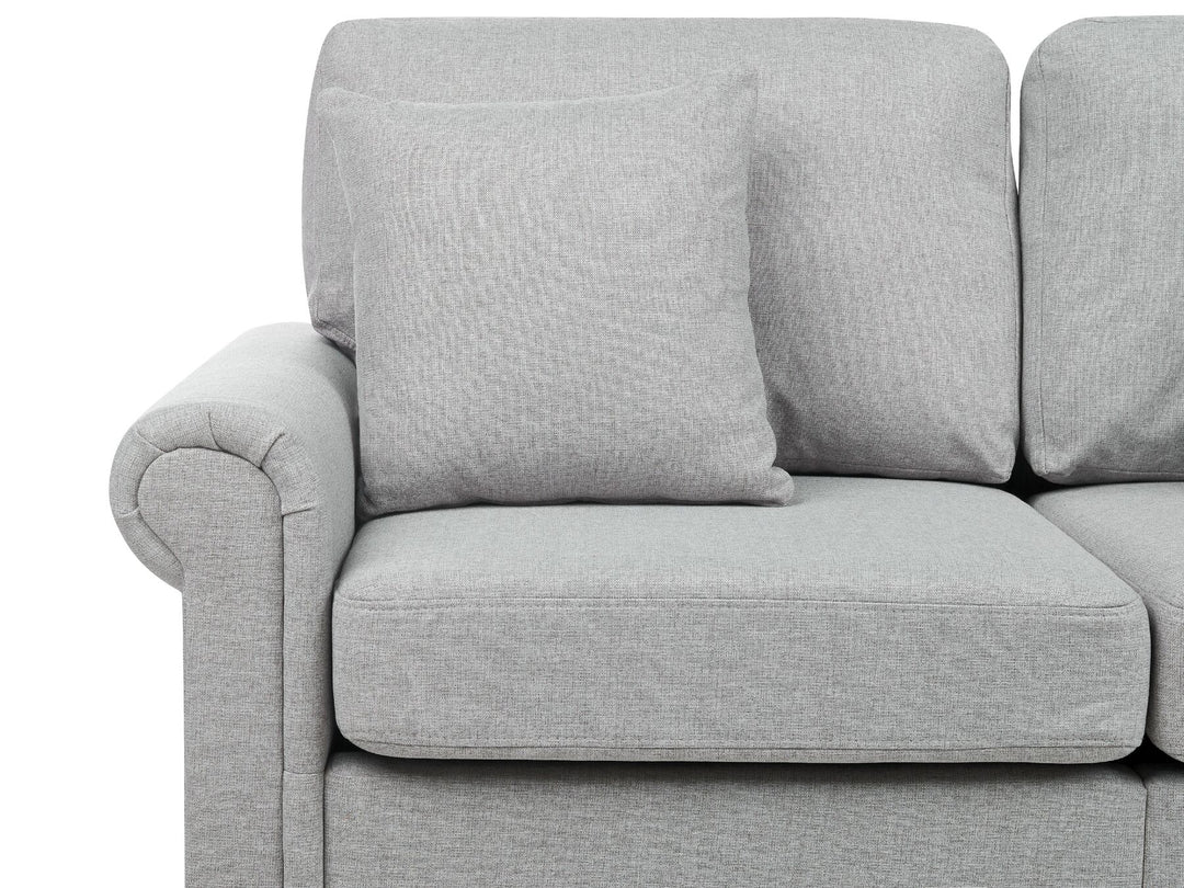 Ginnerup 2 Seater Fabric Sofa Light Grey