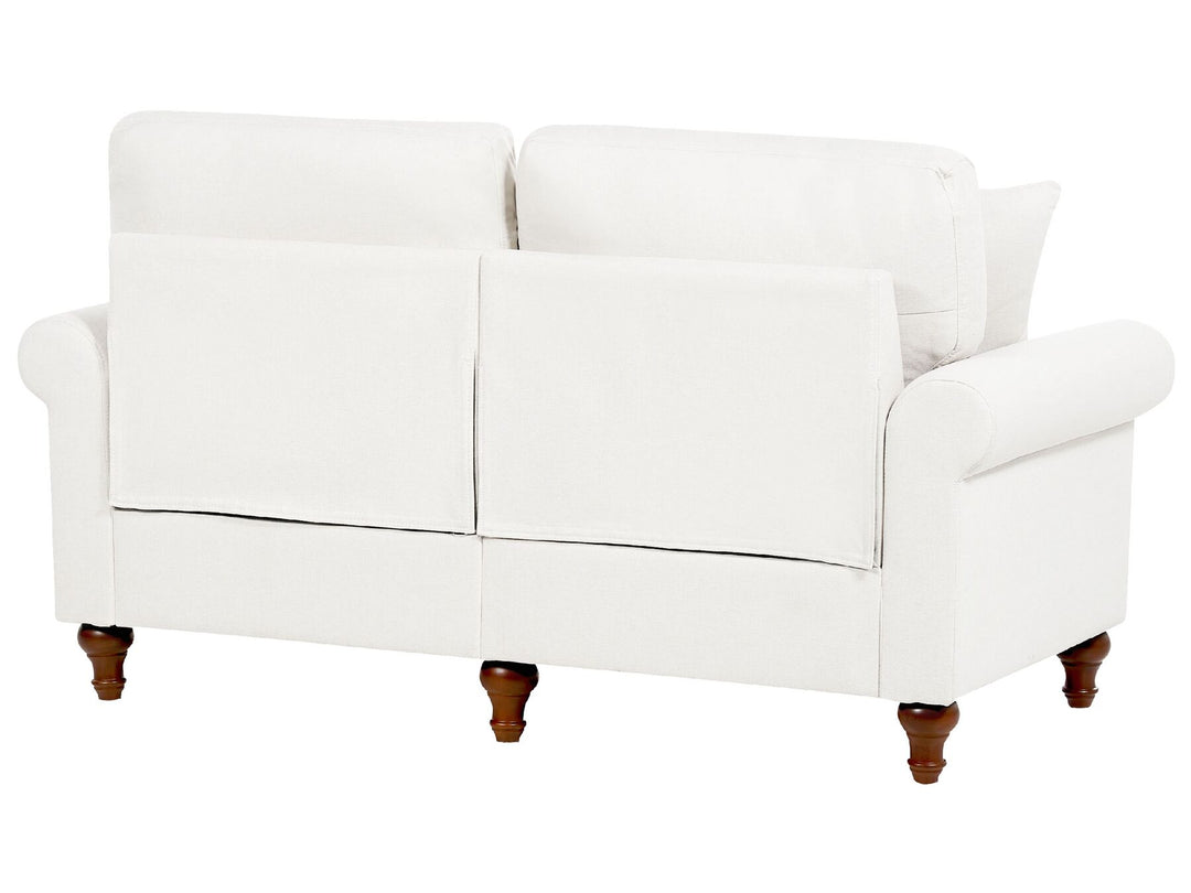 Ginnerup 2 Seater Fabric Sofa Light White