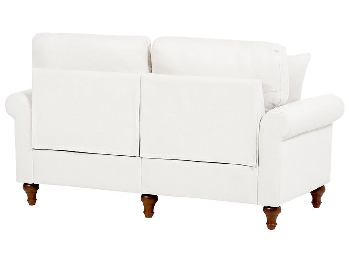 Ginnerup 2 Seater Fabric Sofa Light White