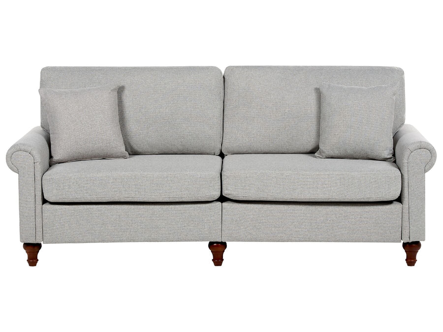 Ginnerup 3 Seater Fabric Sofa Light Grey