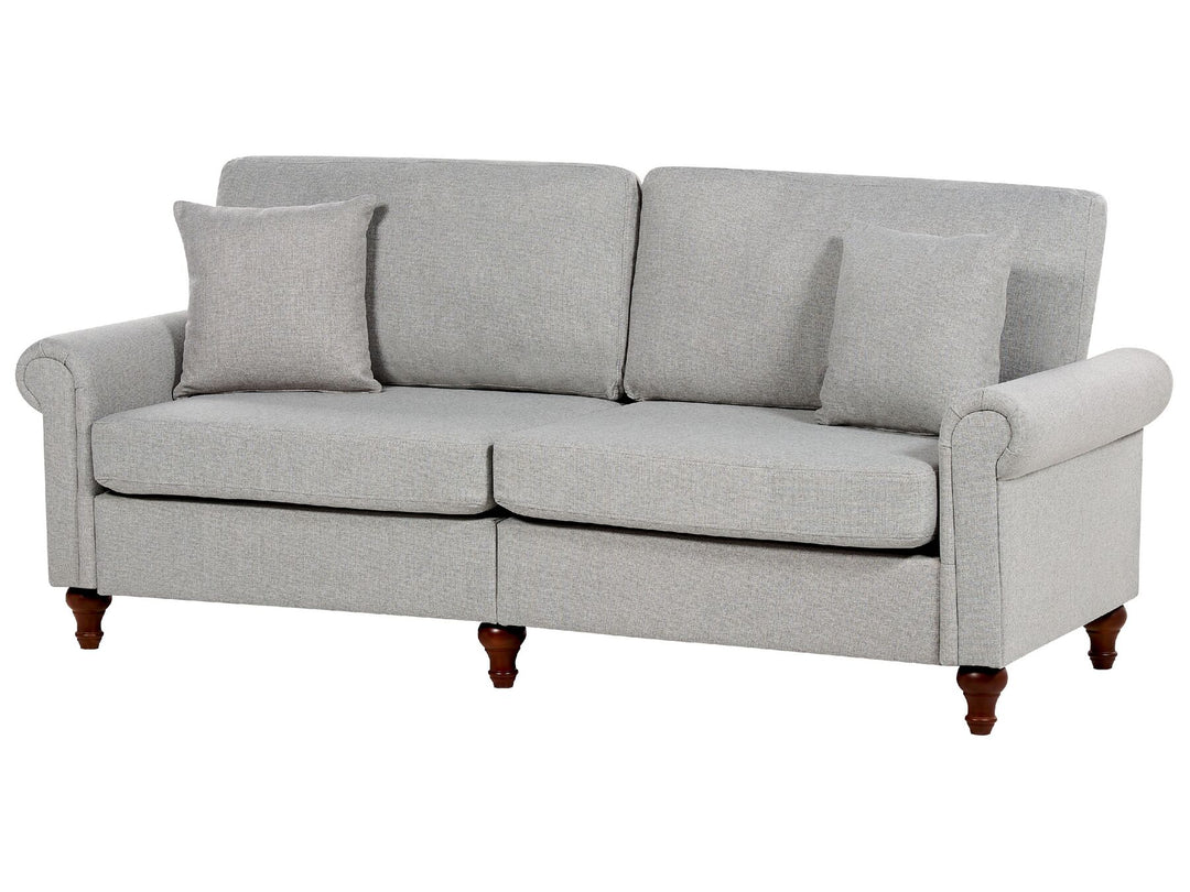 Ginnerup 3 Seater Fabric Sofa Light Grey