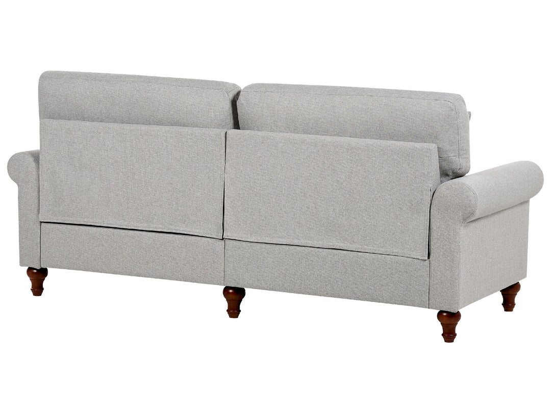 Ginnerup 3 Seater Fabric Sofa Light Grey