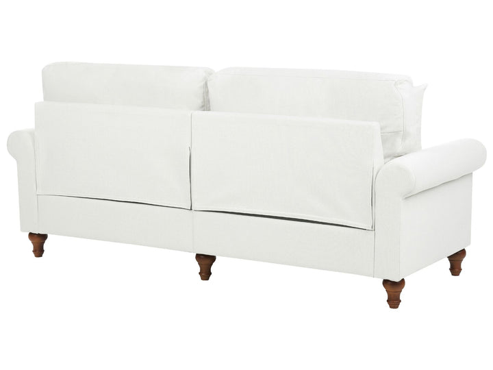 Ginnerup 3 Seater Fabric Sofa White