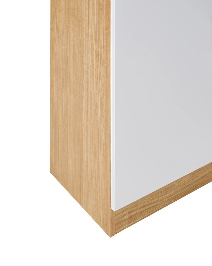 Glass Display Cabinet 80 cm White Eyisean