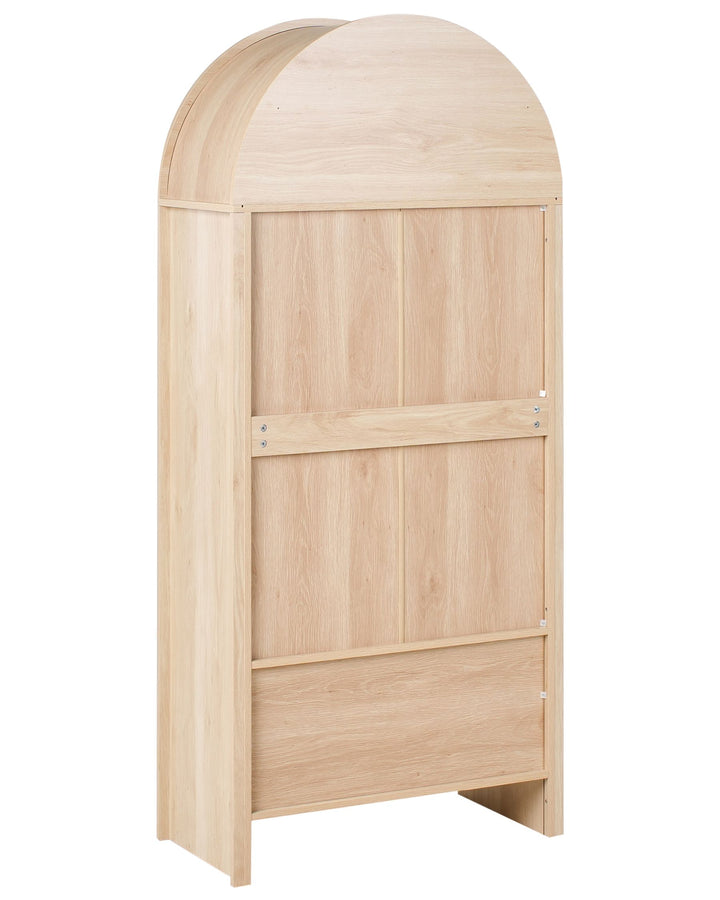 Glass Display Cabinet Glenwood Light Brown