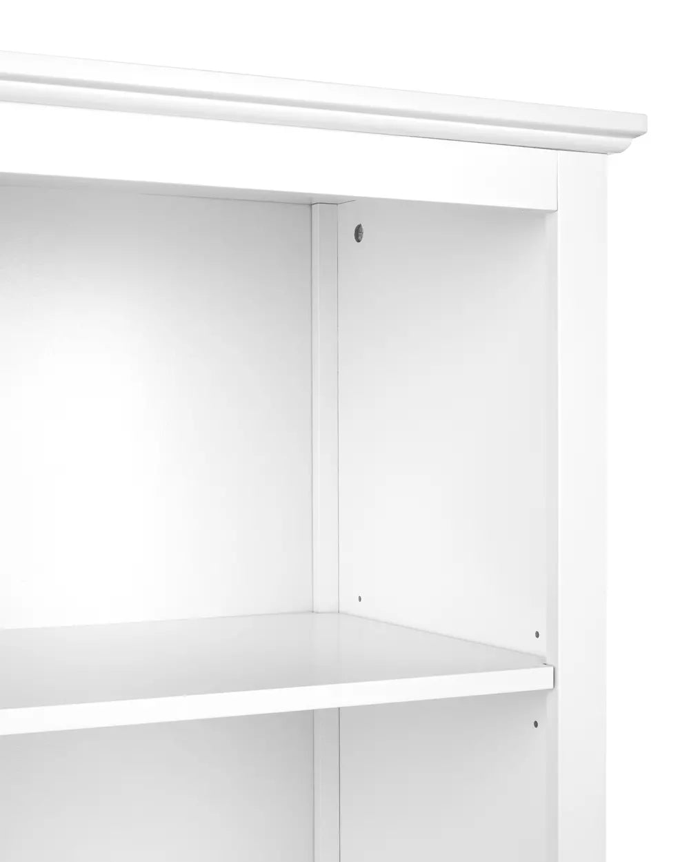 Glass Display Cabinet 75 cm White Hoschton