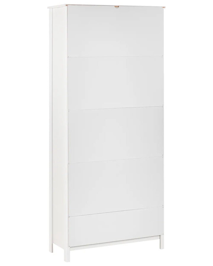 Glass Display Cabinet 80 cm White Romona