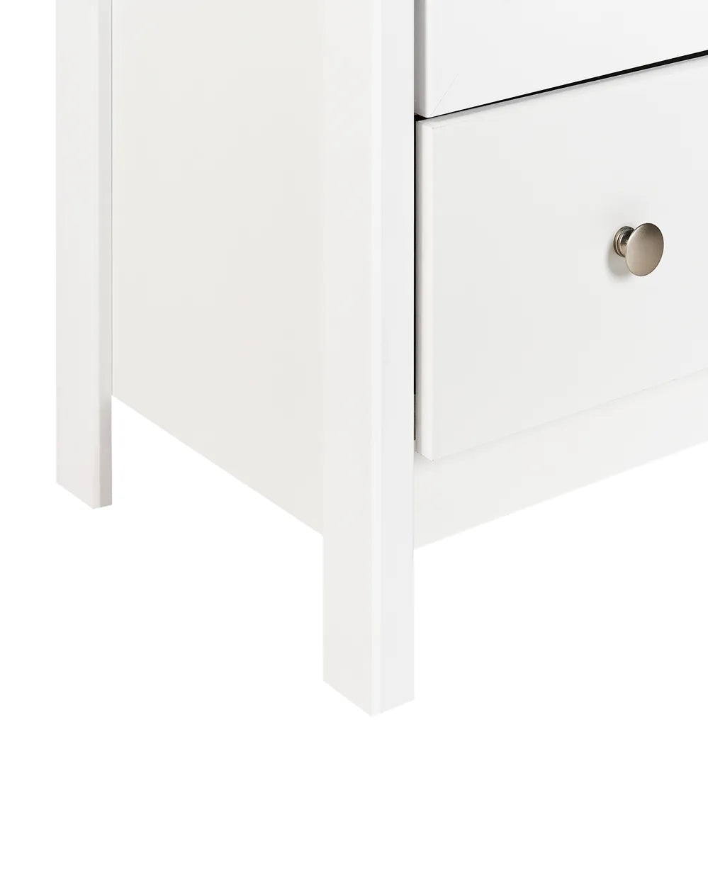 Glass Display Cabinet 80 cm White Romona