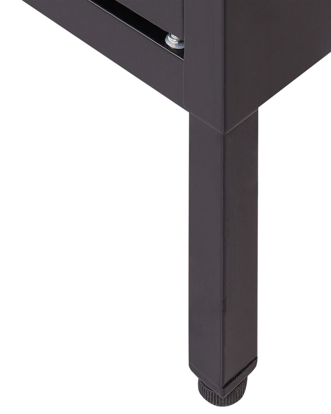 Glass Display Cabinet Newport Metal Black