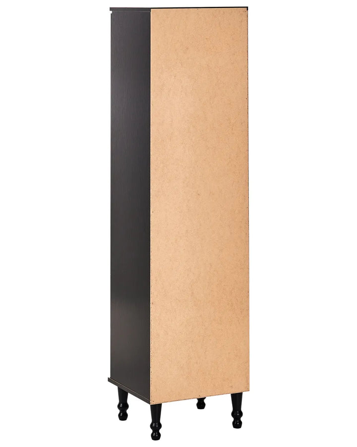 Glass Display Cabinet 40 cm Black Bayline