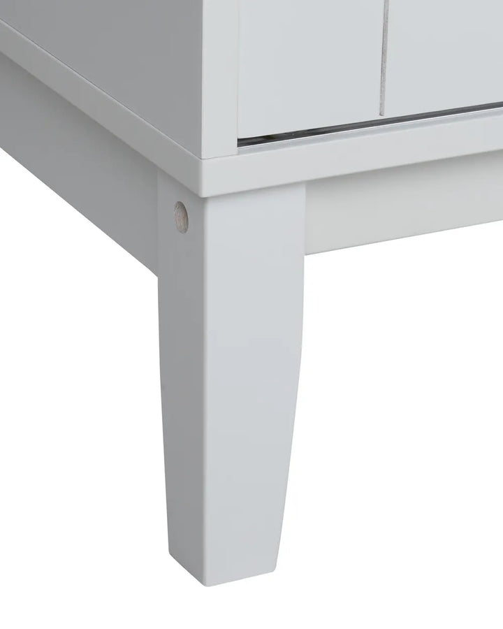 Glass Display Cabinet 80 cm White Acer