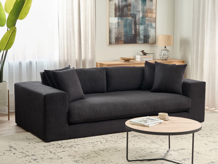 Glorvika 3 Seater Sofa Black