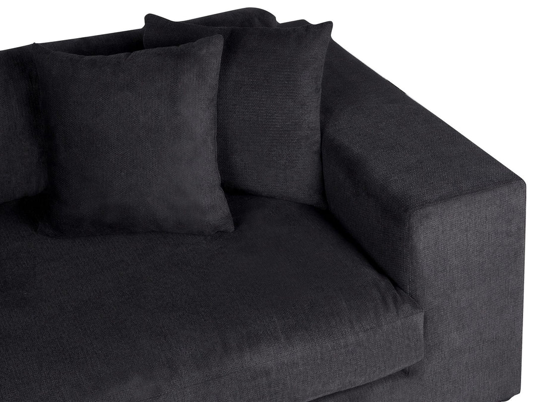 Glorvika 3 Seater Sofa Black