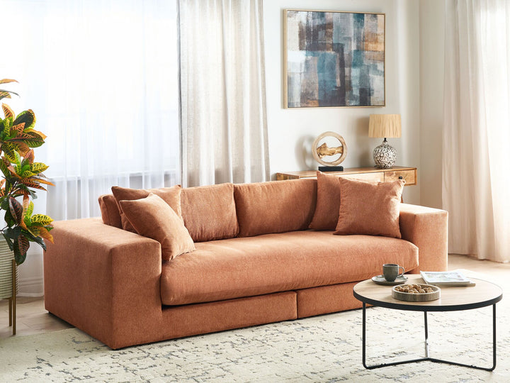 Glorvika 3 Seater Sofa Orange