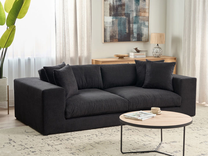 Glorvika II 3 Seater Sofa Black