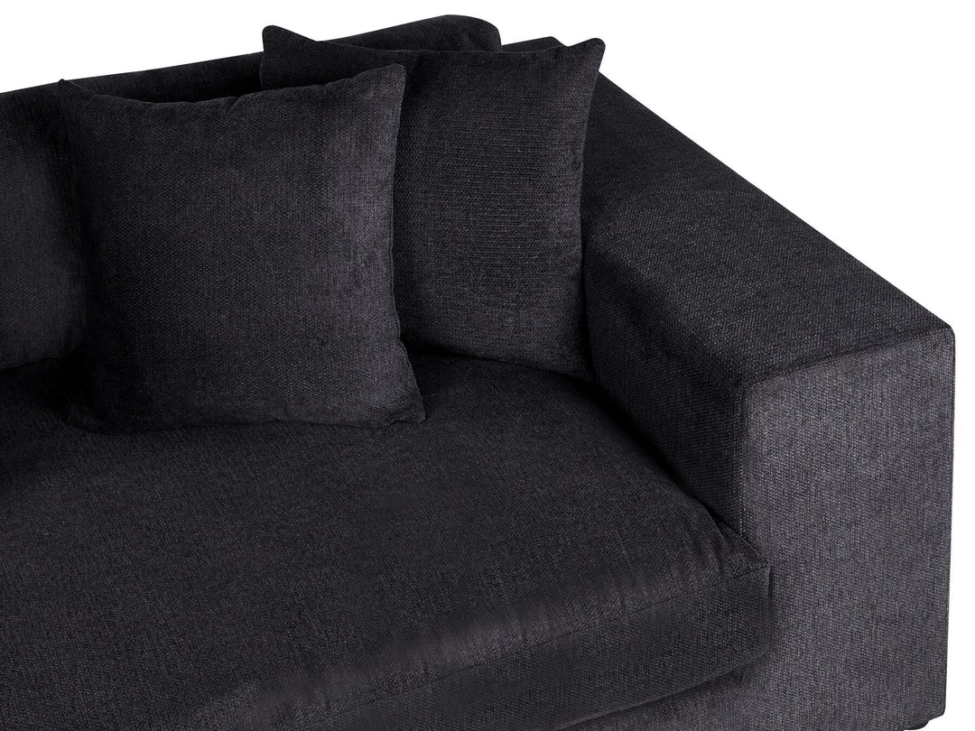 Glorvika II 3 Seater Sofa Black