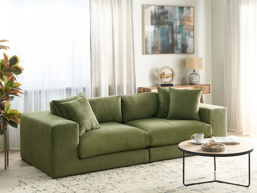 Glorvika II 3 Seater Sofa Green