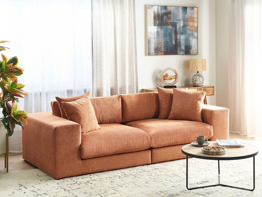 Glorvika II 3 Seater Sofa Orange