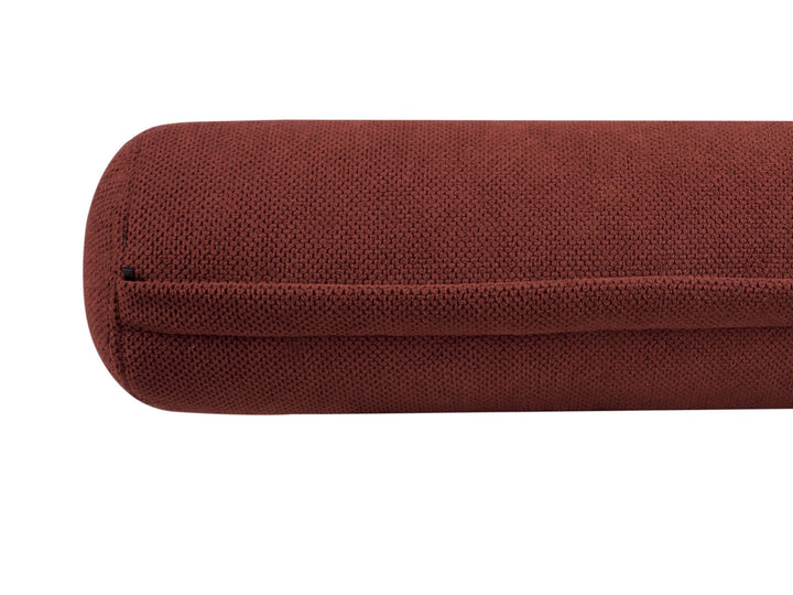 Gonesse Left Hand Fabric Chaise Lounge Red