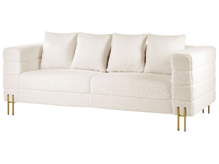 Granna 3 Seater Boucle Sofa White