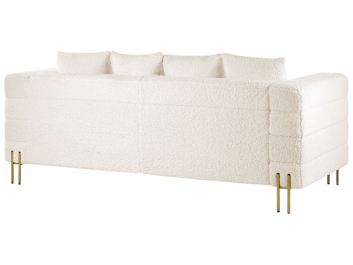 Granna 3 Seater Boucle Sofa White