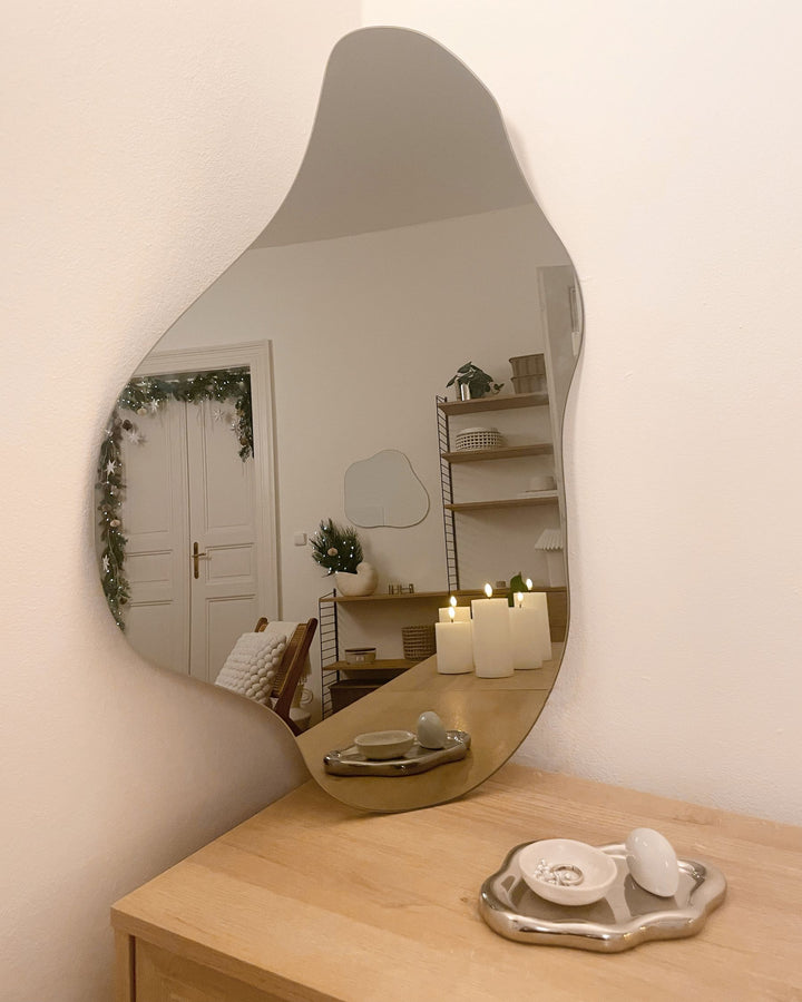 Herry Wall Mirror Grey