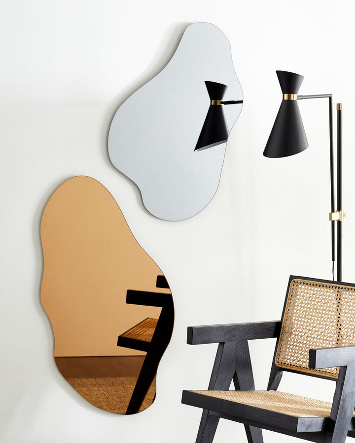 Herry Wall Mirror Grey