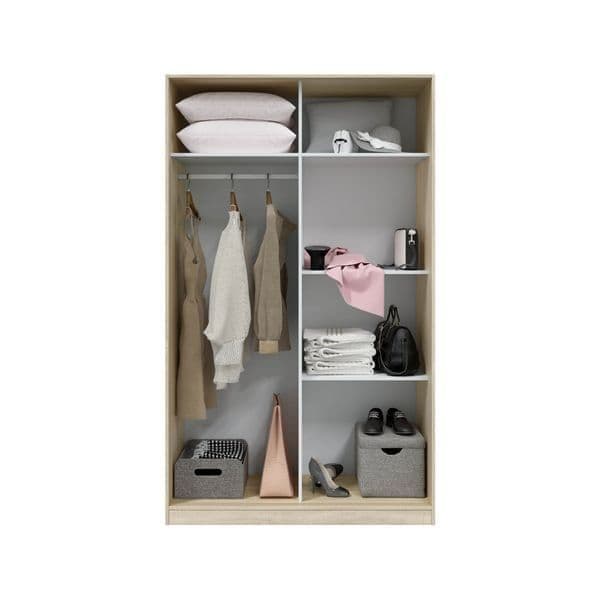 Arvil 2-Door Sleek Sliding Wardrobe