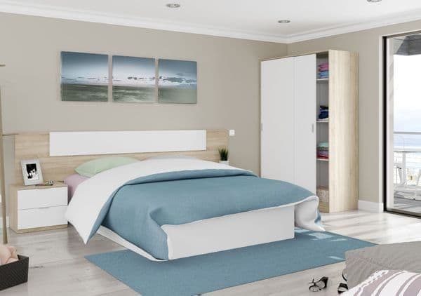 Arvil 2-Door Sleek Sliding Wardrobe
