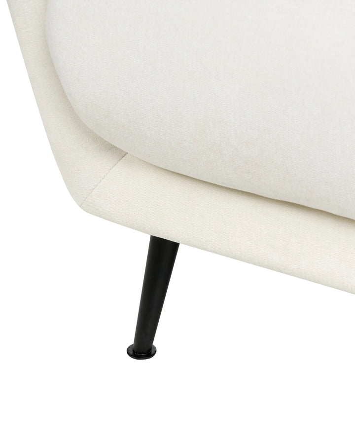 Armchair Chenille White Momence