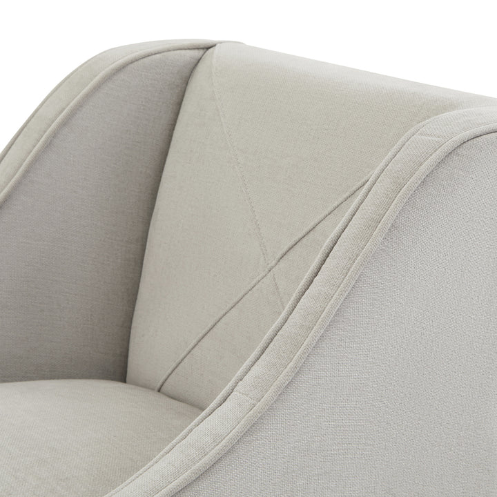 Epsom Grey Fabric Bar Stool