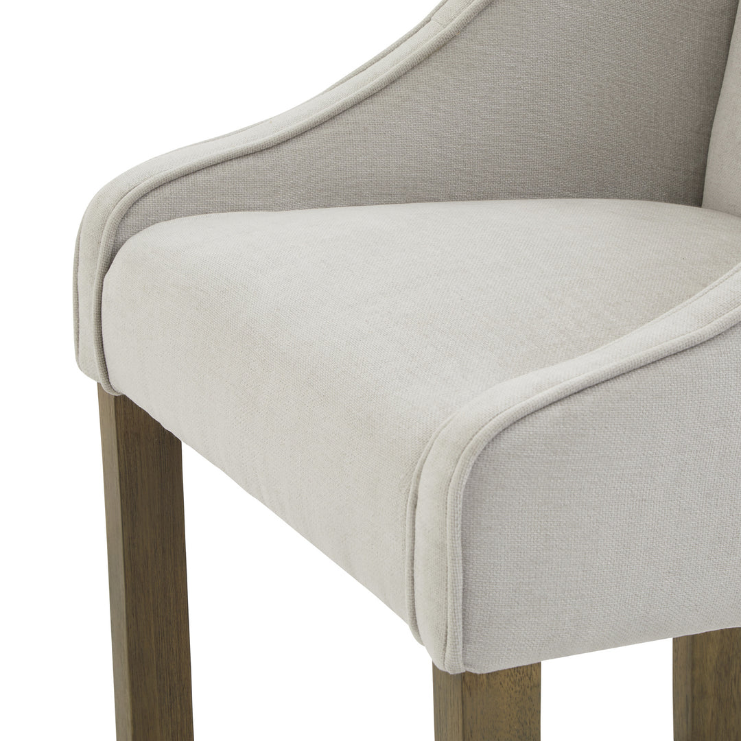 Epsom Grey Fabric Bar Stool