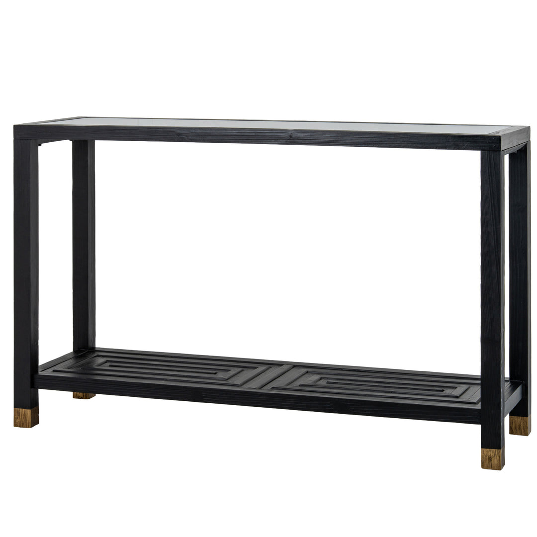 Lennox black console table