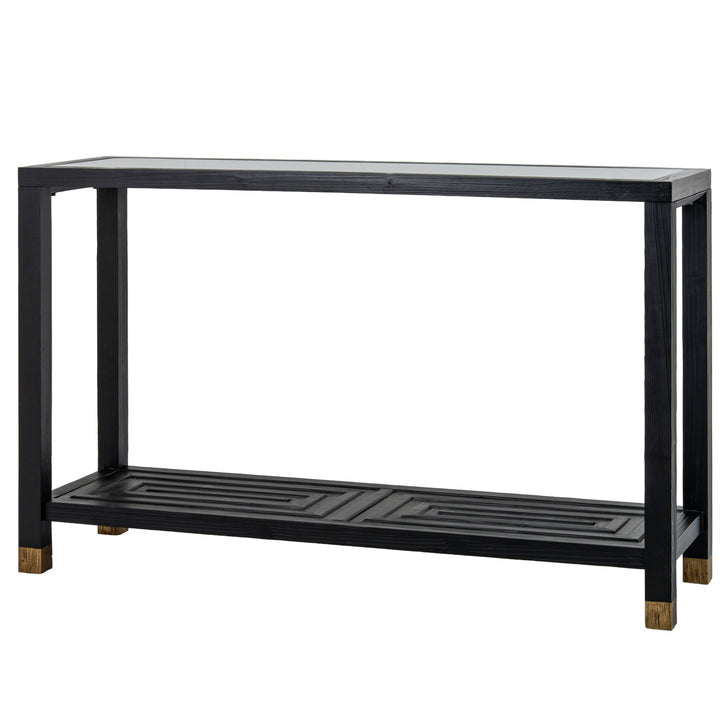 Lennox black console table