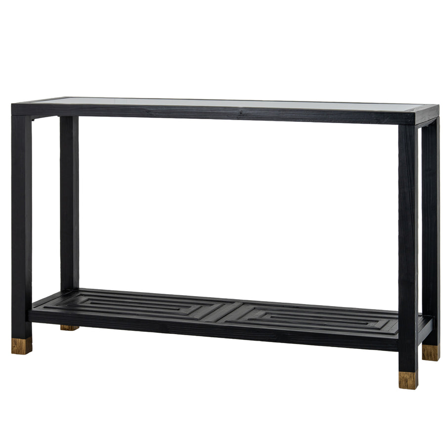 Lennox black console table