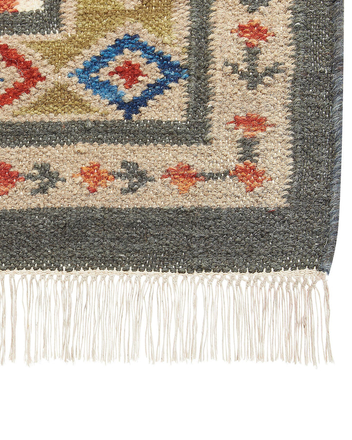 Urtsadzor Wool Kilim Area Rug 200 x 300 cm Multicolour